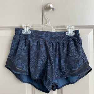 Lululemon Floral Hotty Hot Short